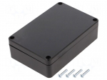 Enclosure: multipurpose | X: 70mm | Y: 105mm | Z: 30mm | ABS | black | IP67