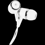 CANYON Stereo earphones with microphone, White