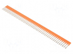 Comb bridge | Entrelec | 600V | orange | ways: 50 | terminals: 50