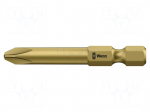 Screwdriver bit | Phillips | PH2 | 1/4" | Overall len: 89mm