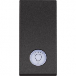 Push buttons 1P (NO) 10A - 250Vac lamp symbol - lightable