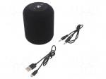 Speaker | black | Jack 3,5mm,microSD,USB B micro | hands-free set