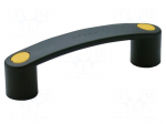 Holder | technopolymer PA | black | H: 40.5mm | L: 147mm | W: 27mm | handle
