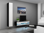 Cama TV stand VIGO NEW 30/140/40 black/white gloss