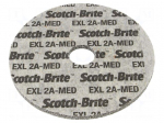 Grinding pin | fleece | Dim: &Oslash;125x6mm | Grit: 2A | mounting holes