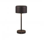 Trio Jeff LED table lamp matt black rechargeable gaismeklis R59151132 4017807575132