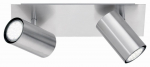Trio Marley spotlight 2-pc GU10 brushed steel gaismeklis 802400207 4017807231359