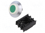 Switch: push-button | 22mm | green