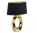 Trio Taba table lamp 52 cm E27 gold/black gaismeklis R50521079 4017807377507