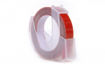 Ribbon 3D JetWorld Replacement Dymo Biały to Czerwonym (do wytłaczania, emboss) 9mm x 3m (S0898150) (10 pcs.)