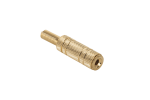 Helis&uuml;steemid ja tarvikud // Heli pistikud, pesad ja &uuml;hendused // Gniazdo Jack 3.5mm st. kabel gold
