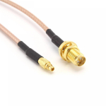 OEM Pigtail kaabel MMCX Male Straight / RPSMA Female 25cm P-MMS-RSF-25