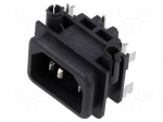 Connector: AC supply | plug | male | power supply | 10A | 250VAC | 250V
