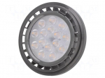 LED lamp | white warm | G53 | 12VDC | 1100lm | 12.5W | 40&deg; | 3000K