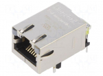 Connector: RJ45 | socket | PIN: 8 | Cat: 5 | shielded,with LED | 8p8c