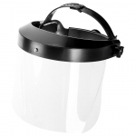 Jalan&otilde;ud, t&ouml;&ouml;riided | Isikukaitsevahendid // Isikukaitsevahendid | Kaitseprillid, Kiivrid, Hingamismaskid // Osłona przeciwodpryskowa twarzy, grubość 1 mm ( wymienna szyba ochronna)