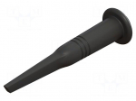 Clip-on probe | black | 5mm | oscilloscope probe | 1A