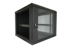 12U 19'' Seinakapp/ 600 x 600 x 635mm/ Must/ Monteerimata