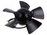 Fan: AC | axial | 230VAC | &Oslash;250x85mm | 1610m3/h | 72dBA | ball | 2550rpm
