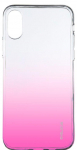 Back panel cover Evelatus Apple iPhone Xs Max Gradient TPU Case Rose Red
