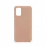 Back panel cover Evelatus Samsung Galaxy A02s Nano Silicone Case Soft Touch TPU Beige