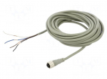 Cable: for sensors/automation | PIN: 4 | 7m | plug | CI | Colour: grey