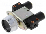 Pneumatic button | 2&divide;8bar | Thread: M12 | Contacts: NC | black