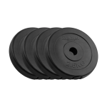 Spordiks ja aktiivseks puhkuseks // Spordikaubad ja varustus // Obciążenie bitumiczne zestaw 4x2.5kg, otw&oacute;r 31mm, talerz klasyczny, REBEL ACTIVE