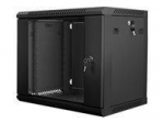 Computer components Lanberg  LANBERG WF01-6409-10B Lanberg wall-mounted rack 19 demounted flat pack 9U/650x450mm black