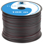 K&otilde;larikaabel, CCA, 2x0.35 mm&sup2;, 100 m
