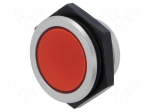 Indicator: LED | flat | red | 24VDC | 24VAC | &Oslash;30mm | IP67 | connectors