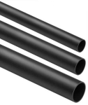 Rigid, smooth wiring pipe BLACK CRL-16 2m (PACK of 25 pcs.)