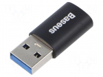Adapter | USB 3.1 | USB A plug,USB C socket | aluminium alloy