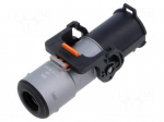 Connector: DC supply | male | PowerLok Gen.2 | 500A | 1kV | PIN: 1 | black