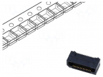 Connector: PCB to PCB | socket | female | PIN: 26 | ERF8 | vertical | 1.4A