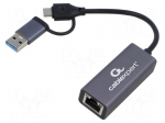 PC extension card: network | USB 3.1 Gen 1 | PnP | grey | 0.15m