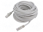 Patch cord | U/UTP | Cat: 6 | RJ45 plug,both sides | stranded | Cu | 10m