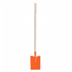 Woody 91889 Wooden / Metal Garden tool - spade (100cm) for kids 3+ years Orange
