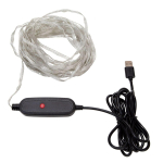 TUYA LED - 7.5 m - 75 multicolor lamps - transparant wire - smart