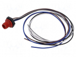 Connector: M12 | socket | male | PIN: 5 | straight | 2A | 60V | IP67 | cables