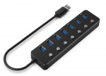 Converter Gembird  I/O HUB USB3 7PORT/UHB-U3P7P-01