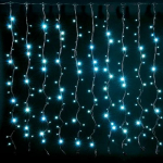 Christmas garland - curtain 3x2m, cold white, IP44, 240LED, 14.4W