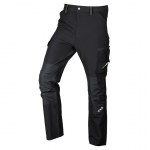 Uued tooted // Spodnie robocze Mix&Match, 4 way stretch, czarno-zielone, rozmiar M