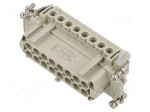 Connector: HDC | contact insert | female | CNE | PIN: 16 | 16A | 600V