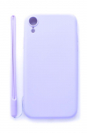 Back panel cover Evelatus Apple iPhone XR Soft Touch Silicone Case with Strap Purple