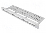 Patch panel | white | Number of ports: 24 | 19" | rack 19" | RACK