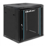 Qoltec 19" RACK cabinet | 12U | 600 x 635 x 600 | Black | Hanging
