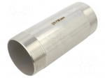 Splice terminal: connector pipe | stainless steel AISI 316L