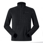 Berghaus Prism Half Zip Polartec&reg; Fleece - men's fleece sweatshirt, size L (black)