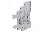 Socket | 6A | for DIN rail mounting | IP20 | 98.5x6.2x85.5mm